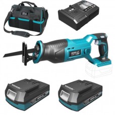 Dedra Set Fierastrau tip sabie SAS+ALL cu 2 acumulatori Li-Ion 18V 2.0Ah incarcator rapid 125W si geanta